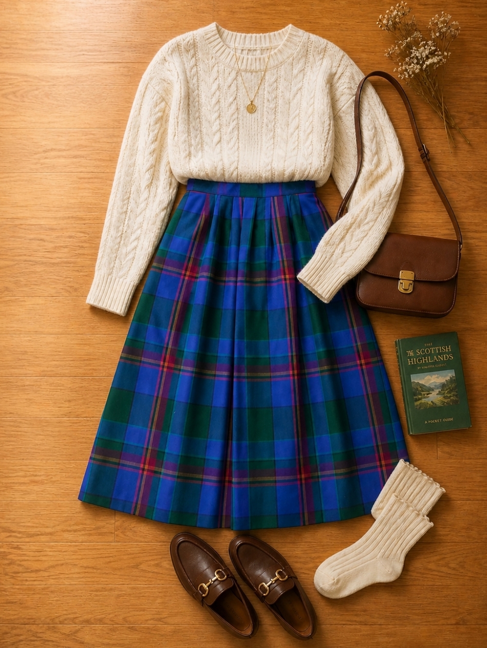 Vintage Pendelton Wool Plaid Skirt